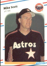 1988 Fleer Baseball Cards      456     Mike Scott